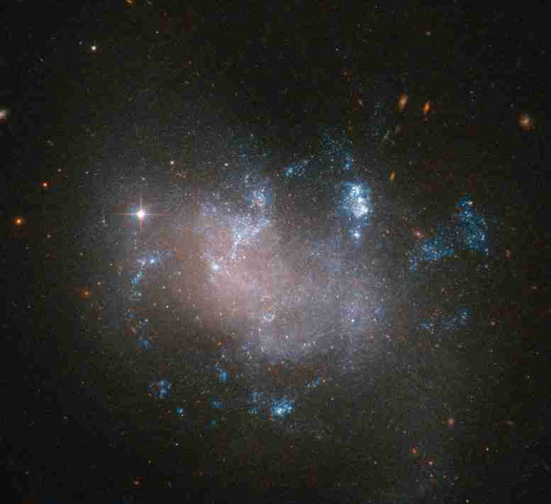 本周的哈勃图像 - 不规则星系UGC 12682