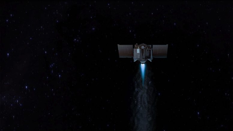 Osiris-Rex SpaceCraft执行第一个小行星方法机动