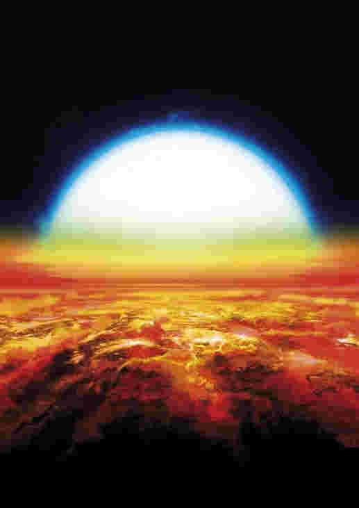 天文学家在Exoplanet Kelt-9B的气氛中发现铁和钛