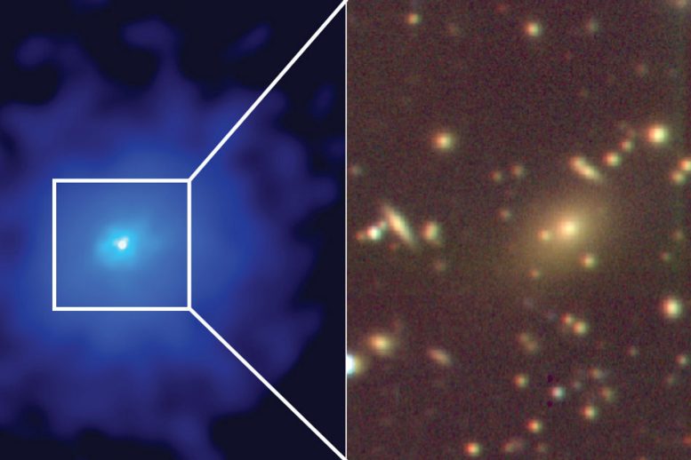 科学家发现一个掩藏在平原的巨大的星系集中