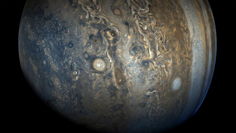 科学家揭示了木星的不同，不同的阶段