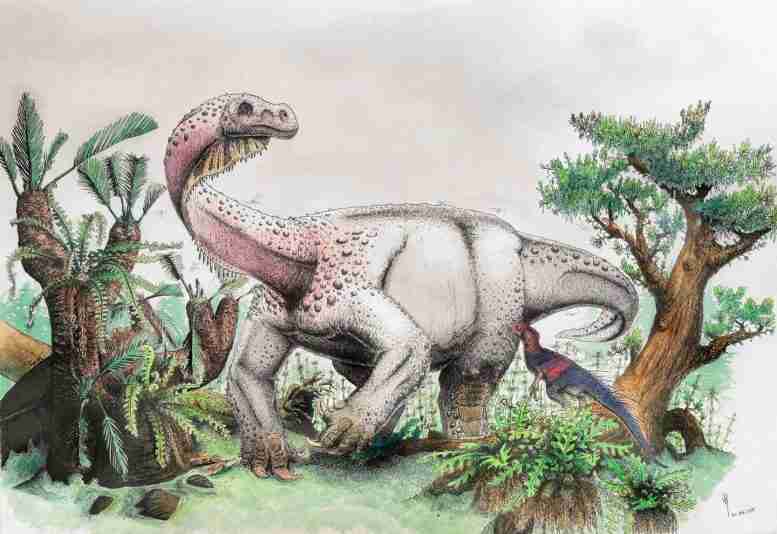 科学家发现了巨型恐龙的新物种-Ledumahadi Mafube