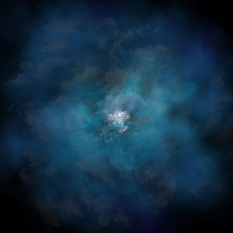 天文学家发现了解锁第一个星系的谜团的新方法