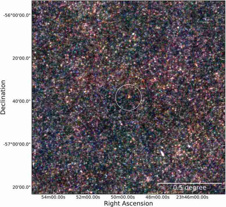 天文学家在早期宇宙中发现了庞大的星系团