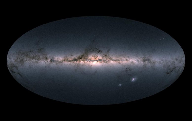 天文学家在恒星天文学中最基本的地图发现薄薄的差距