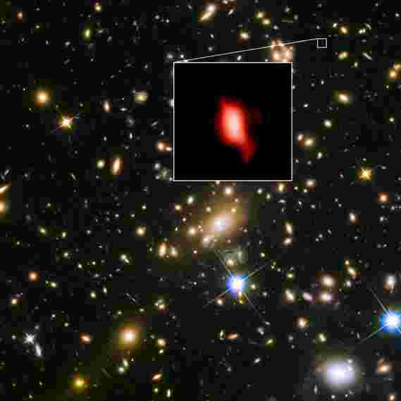 天文学家揭示了在大爆炸之后仅2.5亿年的恒星形成的证据