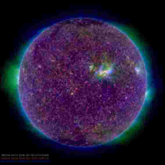 令人惊叹的太阳能动力学天文台图像我们的太阳