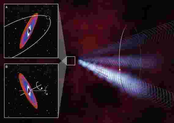 天文学家在前所未有的细节中调查超大分​​料黑洞无线电喷射