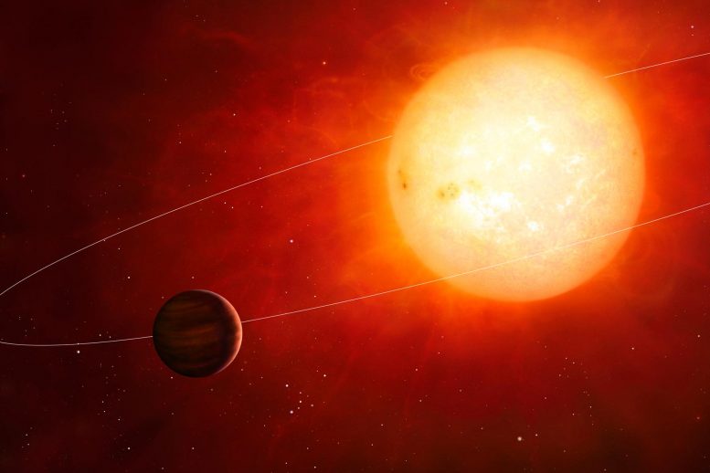 巨大的系外行星轨道微小恒星对行星形成理论的挑战