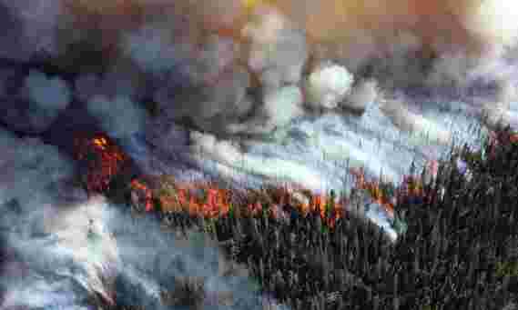 气候变化微小空气颗粒来自野火的影响
