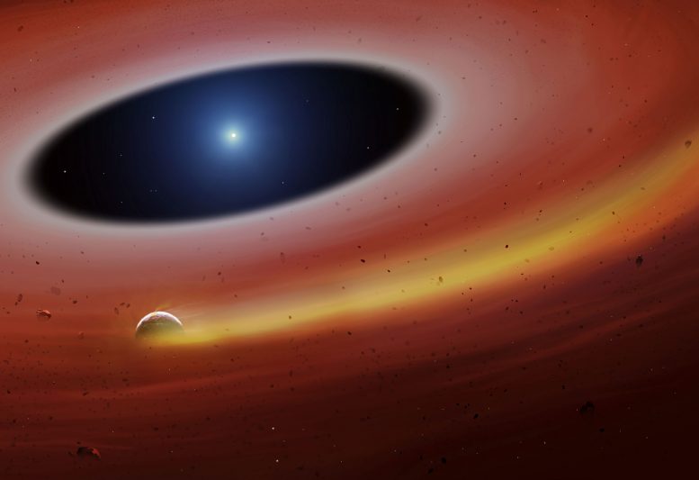 天文学家发现了一颗行星的重金属碎片