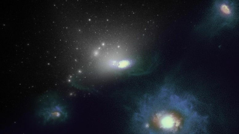 银河系从邻居捕获了几个小小的星系