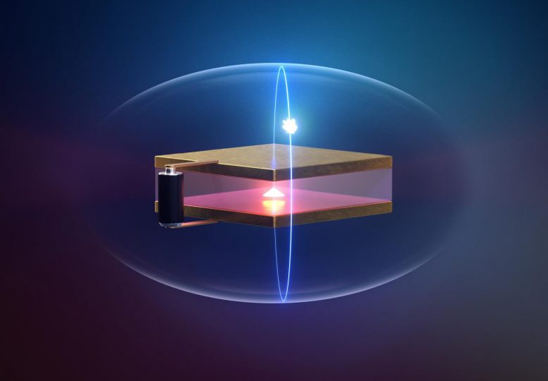 高效的量子力学界面导致光与物质之间的强相互作用