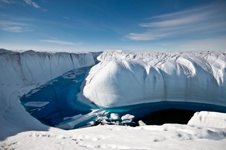 最坏情况下的气候变化方案：格陵兰和南极洲冰流失速比预期快六倍