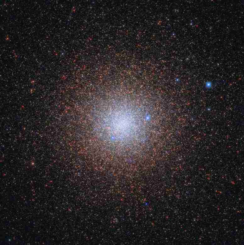 恒星雪花：球状星团中的星星距离13,000光年和平