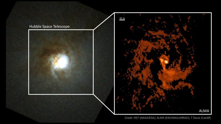 “Ghost”Galaxy在解读超大自主黑洞的诞生方面提供了突破
