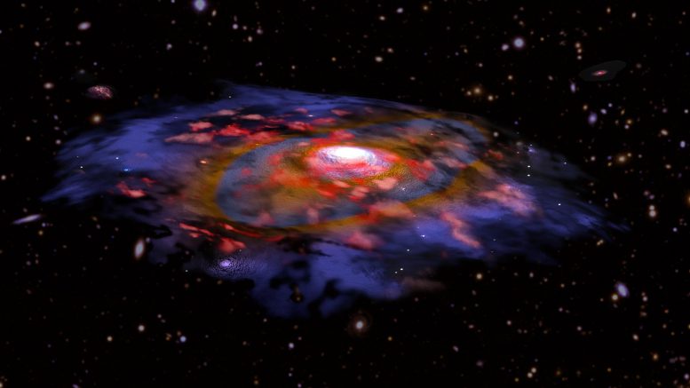 天文学家在非常早期的宇宙中发现令人惊讶的成熟星系