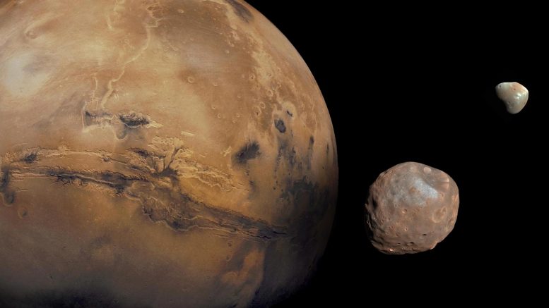 在实验室实验中解开火星月亮的谜团