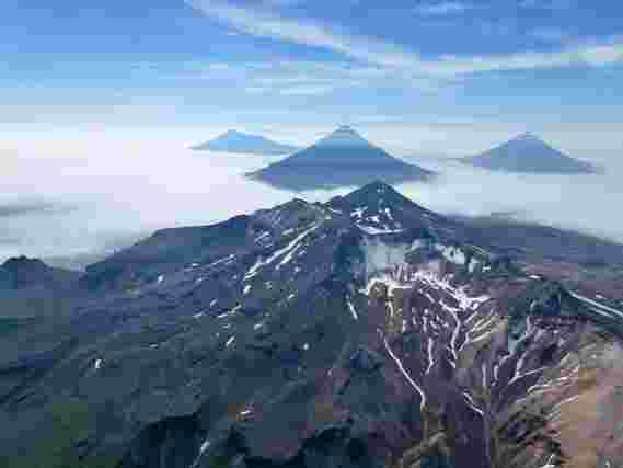 阿拉斯加的岛屿集群可以是单一巨大的互联火山