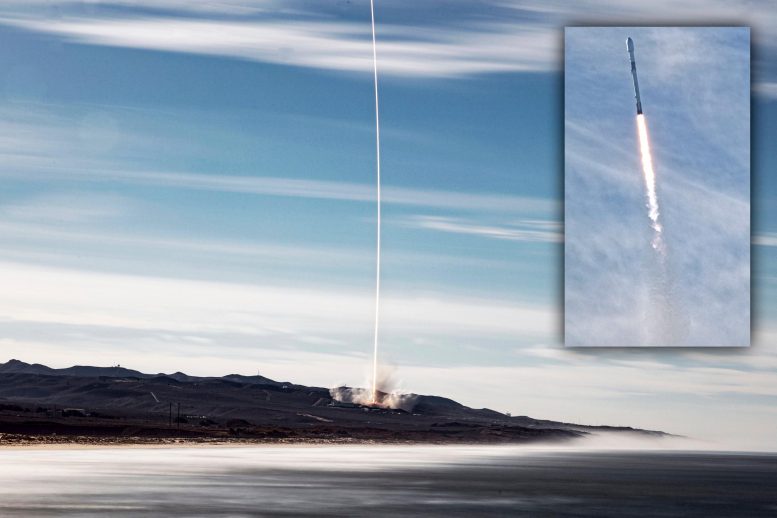 海平面观察员开始飞行–被地球监测卫星捕获的SpaceX发射