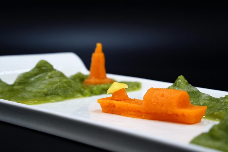 开发的新方法为3D印刷新鲜蔬菜创造“食品墨水”