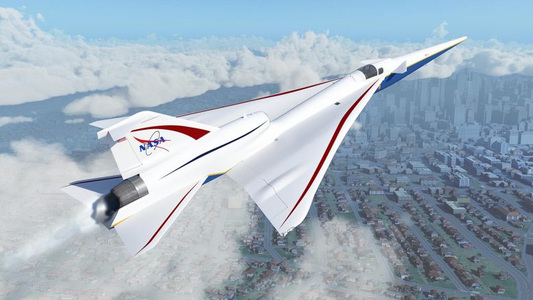 切割边缘拍摄记录仪测量NASA X-59安静超音速飞行的声学