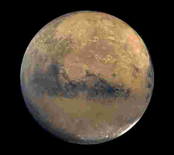 新科学表明火星的水没有逃到太空 - 它被困在红星的地壳中