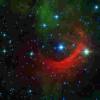 Spitzer Views Runaway Star Kappa Cassiopeiae