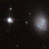 哈勃望远镜观察到不规则的蓝色紧凑矮星系UGC 11411