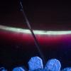 宇航员斯科特凯利观看奥罗拉在地球上的多彩面纱