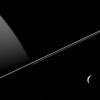卡西尼号的新影像显示特提斯被土星及其环相形见war