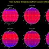 卡西尼在北冬冬季和春天衡量泰坦表面温度