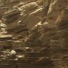 美国宇航局的好奇号漫游车可以看到层状岩层
