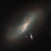 哈勃周影像-NGC 4424和LEDA 213994