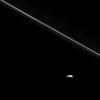 卡西尼号航天器对土星“月亮潘多拉”的最终观察