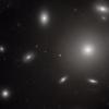 哈勃太空望远镜视图椭圆图Galaxy NGC 4874