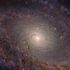 大自然的盛大设计 - 哈勃斑点盛大设计螺旋星系