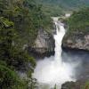 厄瓜多尔最高瀑布的令人震惊的消失