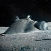 使用宇航员废物在月球混凝土中建立月球基地