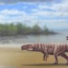 古生物学家追踪者发现两条腿走路的巨型鳄鱼