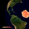 卫星追踪大规模的“哥斯拉”撒哈拉尘埃