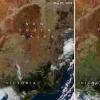 经过两年的干旱结束，澳大利亚东南部变绿了