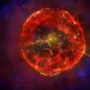 热核爆炸将Supernova Survivor Star击落在含银水的560,000英里/小时