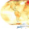 地球的全球变暖趋势继续：2020年绑在最热烈的一年