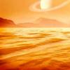 克拉肯母马 - 土星最大的月亮的液体甲烷海洋，泰坦 - 估计为1,000英尺深