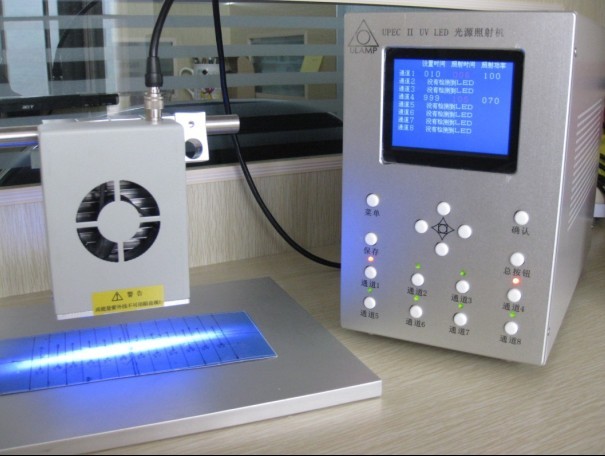 UV固化设备LED发光式Ｖ紫外线点光源照射机