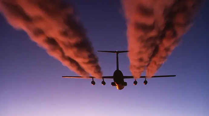 飞机可以通过更好地顺风来减少排放