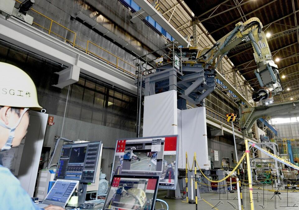 
福岛核电站启动燃料碎片取出作业机械臂需改良(图)